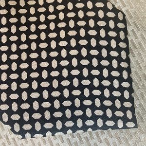 VINTAGE Men’s Black & White Silk Tie by Tongue Tied